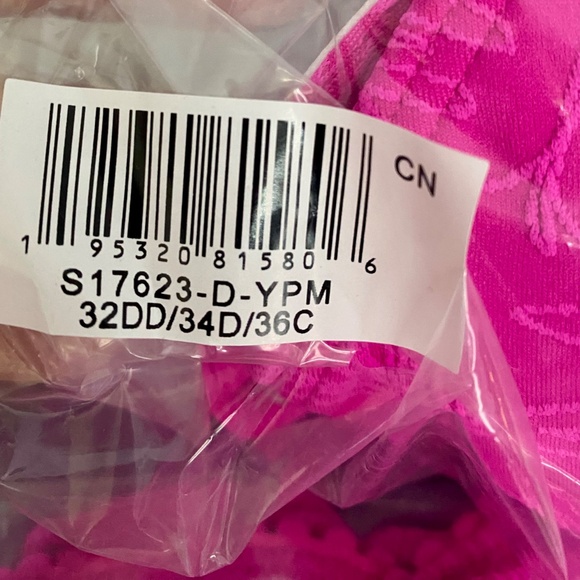 VENUS Bikini set hot pink NEW IN BAGS 10 bottom 36C 34D 32DD - Picture 6 of 13